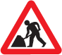 Road works ahead 