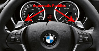 Automatic transmission paddle shift