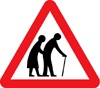 Elderly people crossing