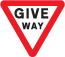 Give Way Road Sign