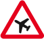 Low Flying Aircraft Road Sign