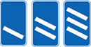 Motorway countdown markers